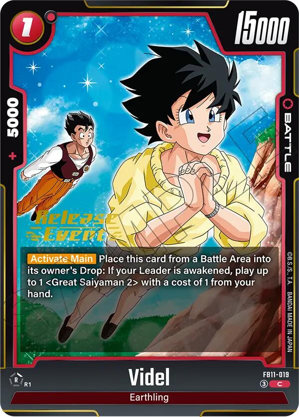 Videl (Brightness of Hope Release Event Cards) — Dragon Ball Super Card Game card