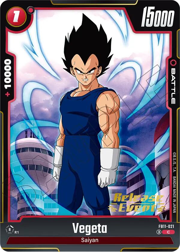 Vegeta - FB11-021 (Brightness of Hope Release Event Cards) — Dragon Ball Super Card Game card