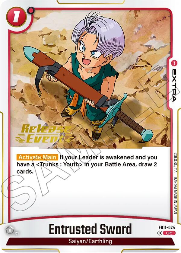 Entrusted Sword (Brightness of Hope Release Event Cards) — Dragon Ball Super Card Game card