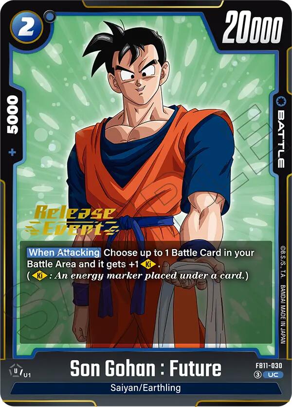 Son Gohan : Future - FB11-030 (Brightness of Hope Release Event Cards) — Dragon Ball Super Card Game card