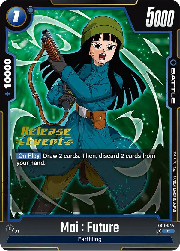 Mai : Future - FB11-044 (Brightness of Hope Release Event Cards) — Dragon Ball Super Card Game card