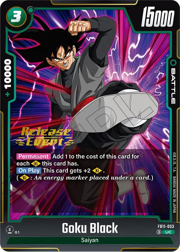 Goku Black - FB11-053 (Brightness of Hope Release Event Cards) — Dragon Ball Super Card Game card