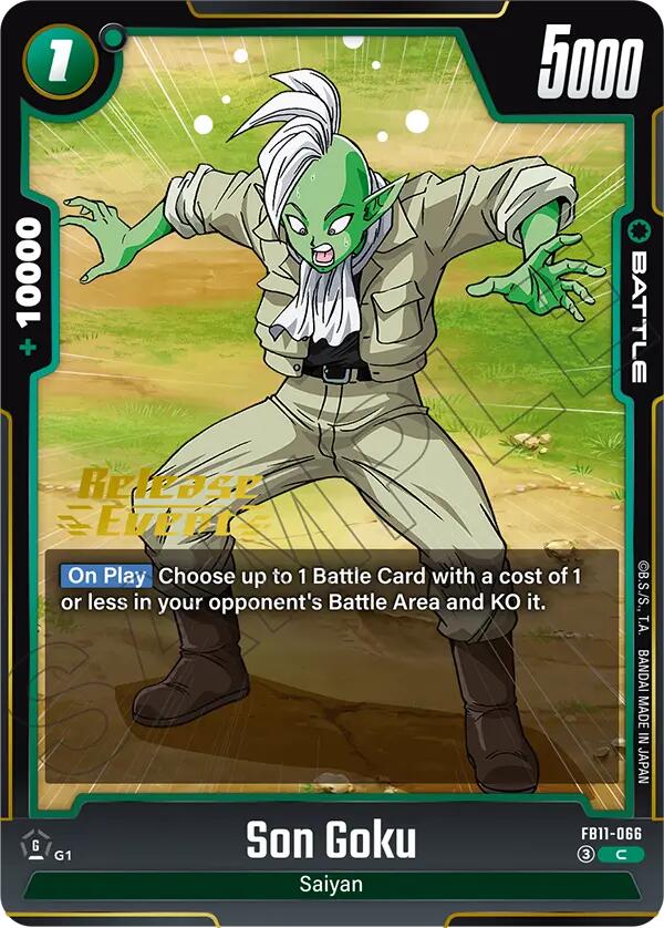 Son Goku - FB11-066 (Brightness of Hope Release Event Cards) — Dragon Ball Super Card Game card