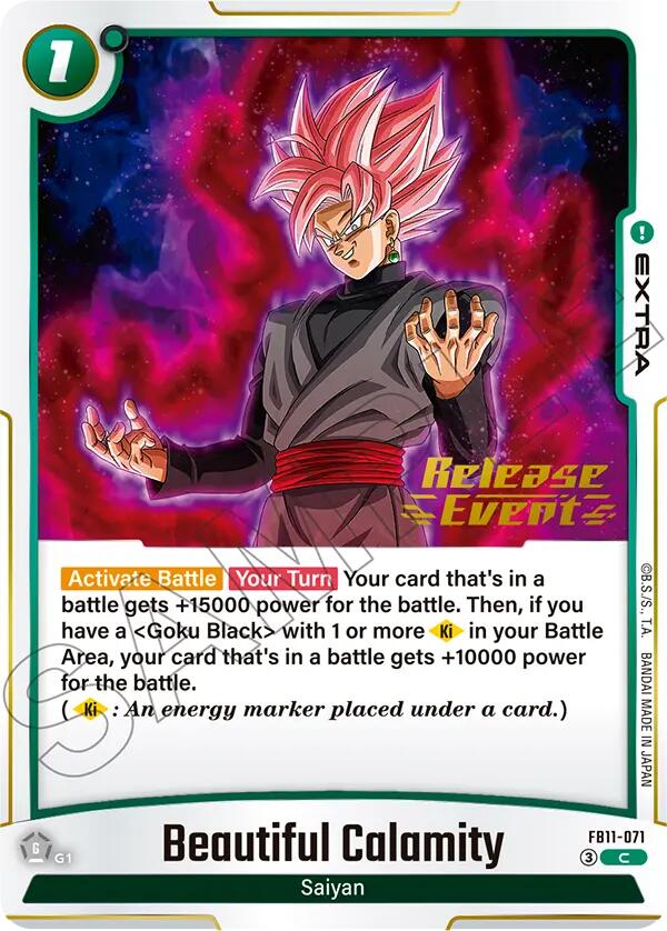 Beautiful Calamity (Brightness of Hope Release Event Cards) — Dragon Ball Super Card Game card
