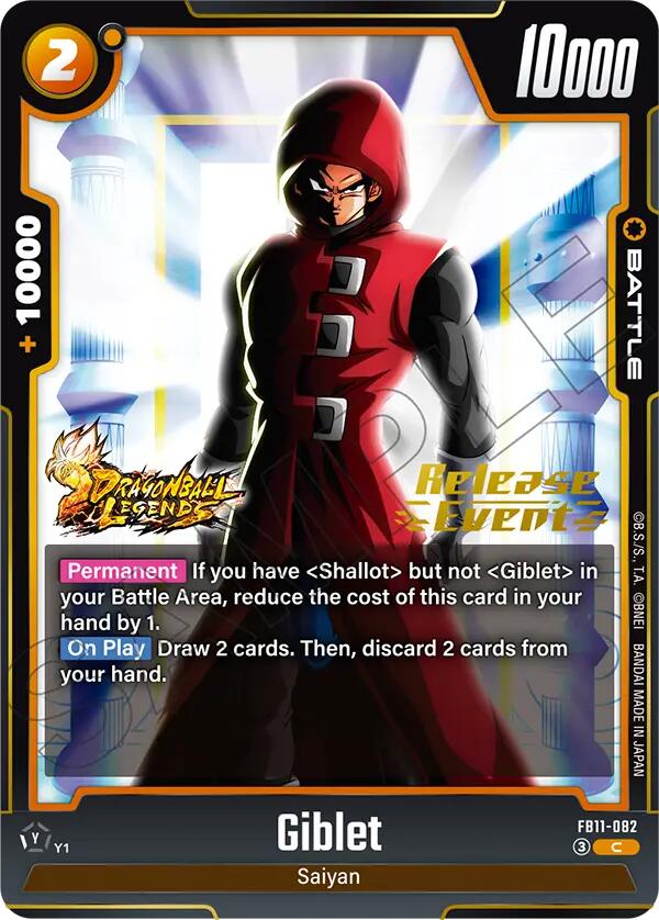 Giblet - FB11-082 (Brightness of Hope Release Event Cards) — Dragon Ball Super Card Game card