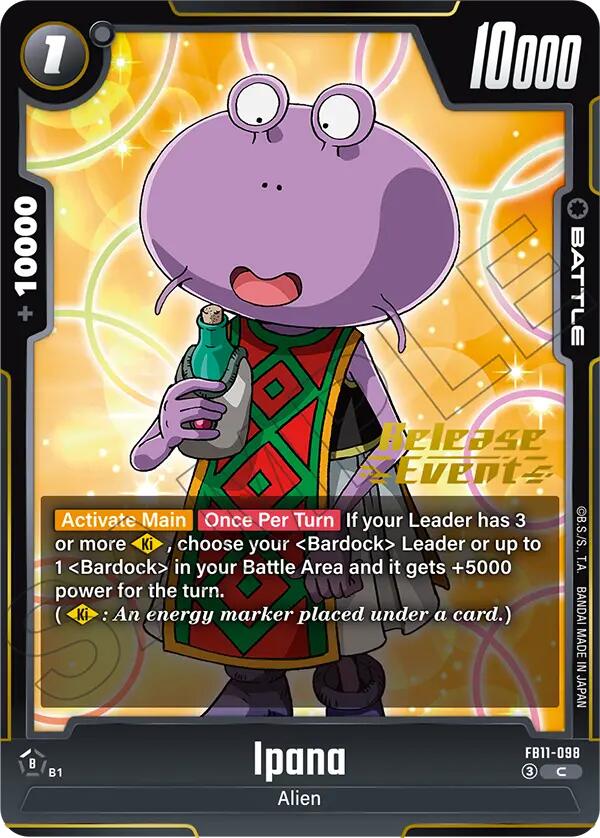 Ipana (Brightness of Hope Release Event Cards) — Dragon Ball Super Card Game card