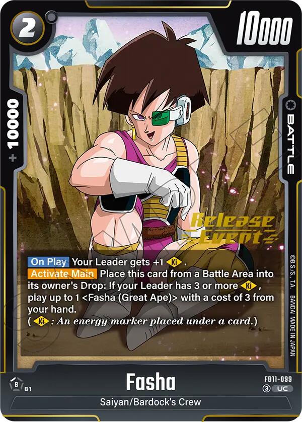 Fasha (Brightness of Hope Release Event Cards) — Dragon Ball Super Card Game card