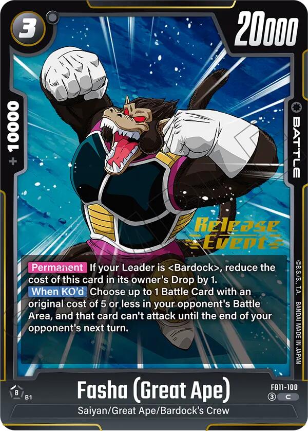 Fasha (Great Ape) (Brightness of Hope Release Event Cards) — Dragon Ball Super Card Game card