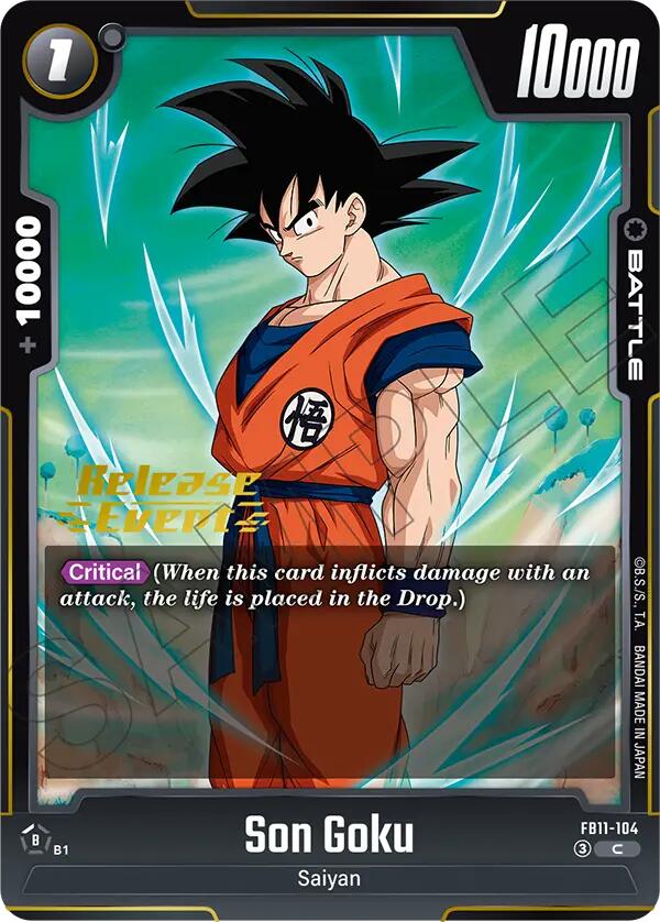 Son Goku - FB11-104 (Brightness of Hope Release Event Cards) — Dragon Ball Super Card Game card