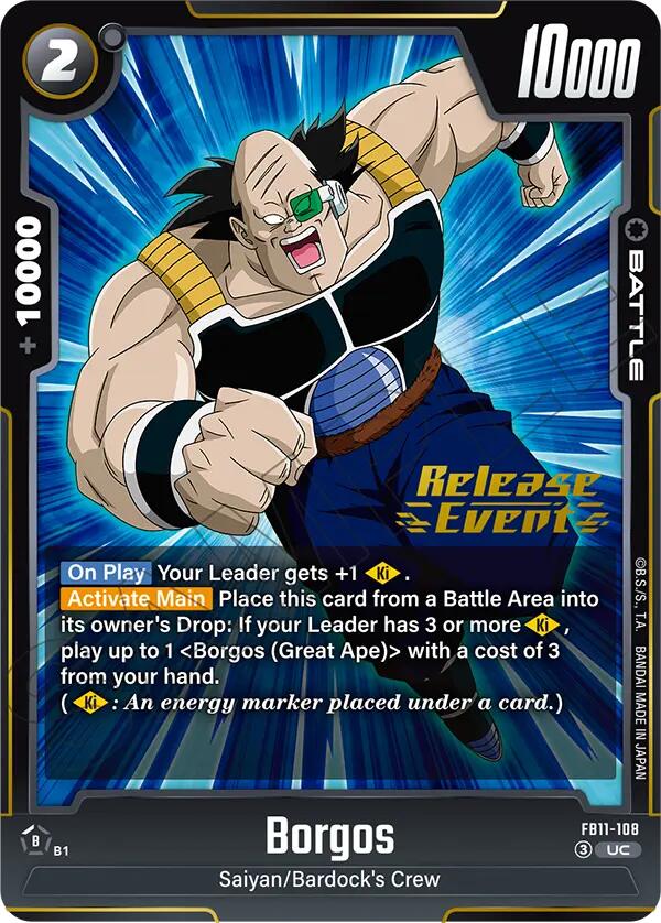 Borgos (Brightness of Hope Release Event Cards) — Dragon Ball Super Card Game card