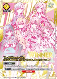 The Girlfriends Who Really, Really, Really, Really, Really Love Me (041) (Winner) (UEPR/RLY-1-041) card
