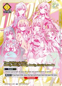 The Girlfriends Who Really, Really, Really, Really, Really Love Me (041) (Second Place) (UEPR/RLY-1-041) card