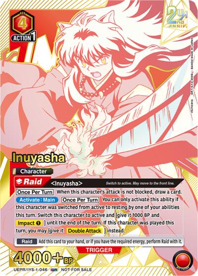 Inuyasha (046) (Second Place) Union Arena Promotion Cards Union Rare Union Arena card — value and price