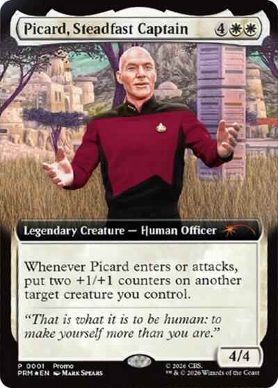 Picard Steadfast Captain Extended Art