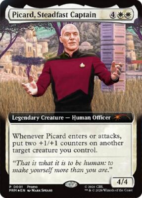 Picard, Steadfast Captain (Extended Art) #1 – Media Promos (Promo)