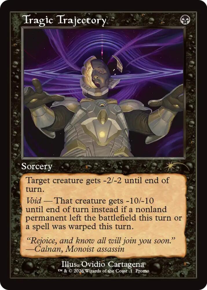Tragic Trajectory (Retro Frame, WPN / Gateway) from WPN & Gateway Promos (WPN) #1, Magic: The Gathering card