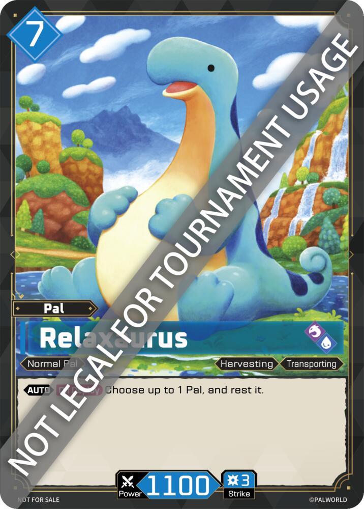 Relaxaurus (Palworld Prototype Cards) — Palworld card