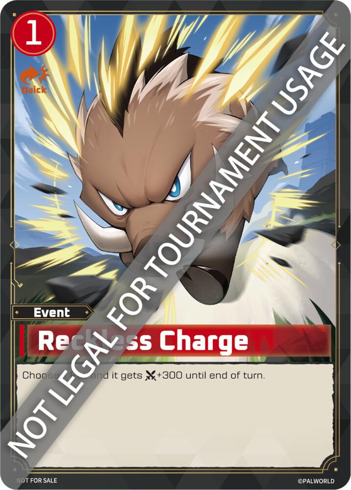 Reckless Charge (Palworld Prototype Cards) — Palworld card