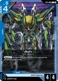 Ash - Gundam Starter Deck 11: Aquatic Assault trading card