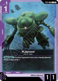 Kapool - Gundam Starter Deck 11: Aquatic Assault trading card