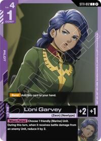 Loni Garvey - Gundam Starter Deck 11: Aquatic Assault trading card