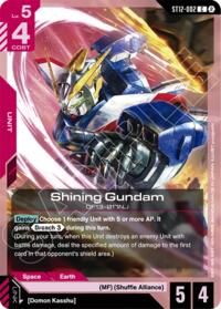 Shining Gundam - Gundam Card Game Starter Deck 12: Raging Onslaught trading card
