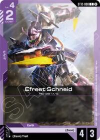 Efreet Schneid - Gundam Card Game Starter Deck 12: Raging Onslaught trading card