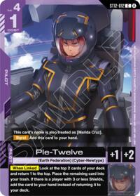 Ple-Twelve - Gundam Card Game Starter Deck 12: Raging Onslaught trading card