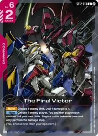 The Final Victor - Gundam Card Game Starter Deck 12: Raging Onslaught trading card