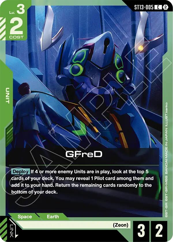 GFreD - Starter Deck 13: Silent Barrage - Gundam Card Game