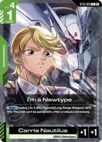 I'm a Newtype - Gundam Card Game Starter Deck 13: Silent Barrage trading card
