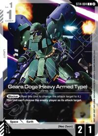 Geara Doga (Heavy Armed Type) - Gundam Card Game Starter Deck 14: Heavy Dominion trading card