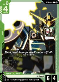 Gundam Heavyarms Custom (EW) - Gundam Card Game Starter Deck 14: Heavy Dominion trading card