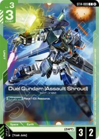Duel Gundam (Assault Shroud) - Gundam Card Game Starter Deck 14: Heavy Dominion trading card