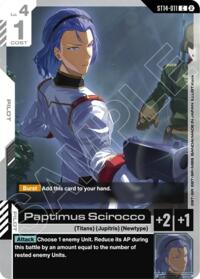 Paptimus Scirocco - Gundam Card Game Starter Deck 14: Heavy Dominion trading card