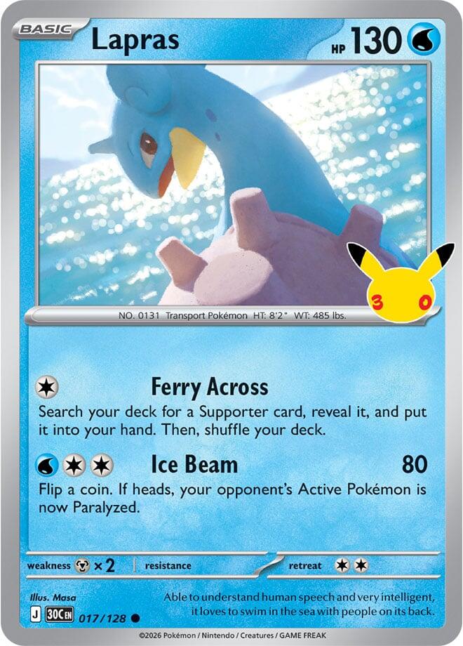Lapras ME: 30th Celebration