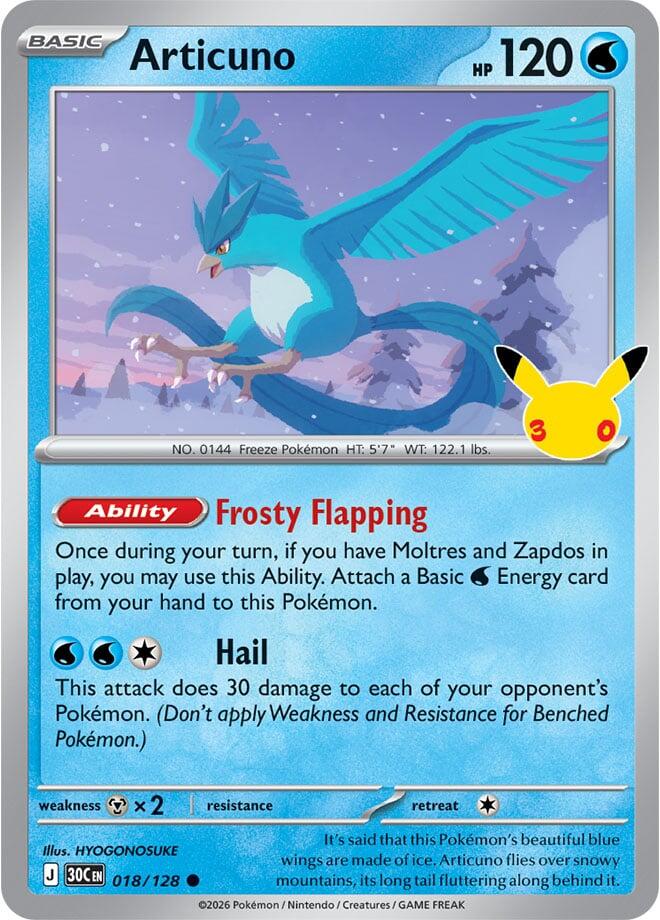 Articuno ME: 30th Celebration