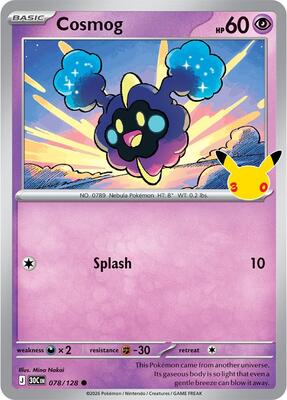 Cosmog 078/128 — ME: 30th Celebration