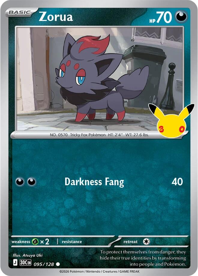 Zorua ME: 30th Celebration
