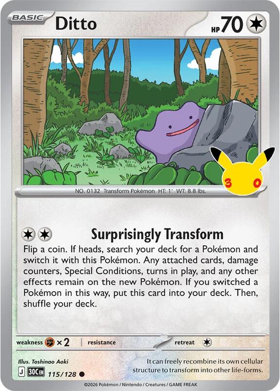 Ditto 115/128 from ME: 30th Celebration