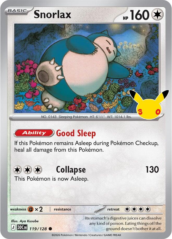 Snorlax ME: 30th Celebration