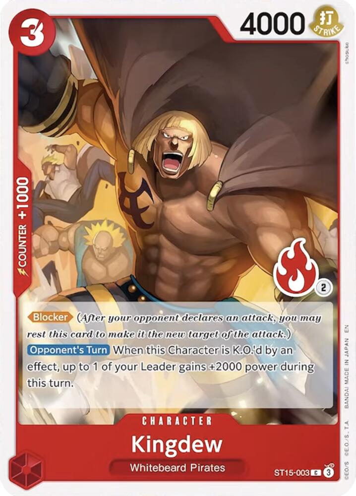 Kingdew (Ace Deck) ST15-003 from Set Sail Deck Set