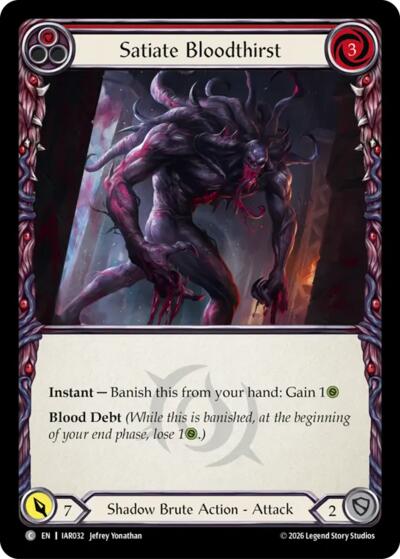 Satiate Bloodthirst