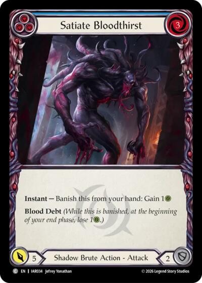 Satiate Bloodthirst