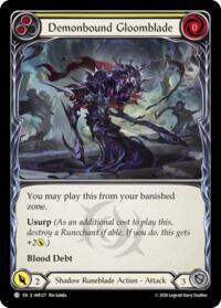 Demonbound Gloomblade Yellow