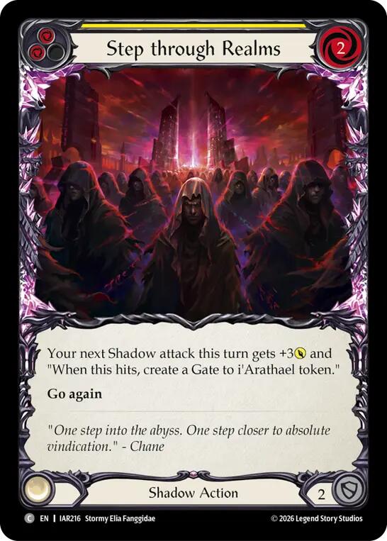 Step through Realms (Yellow) IAR216/287 — Usurp the Shadow Throne