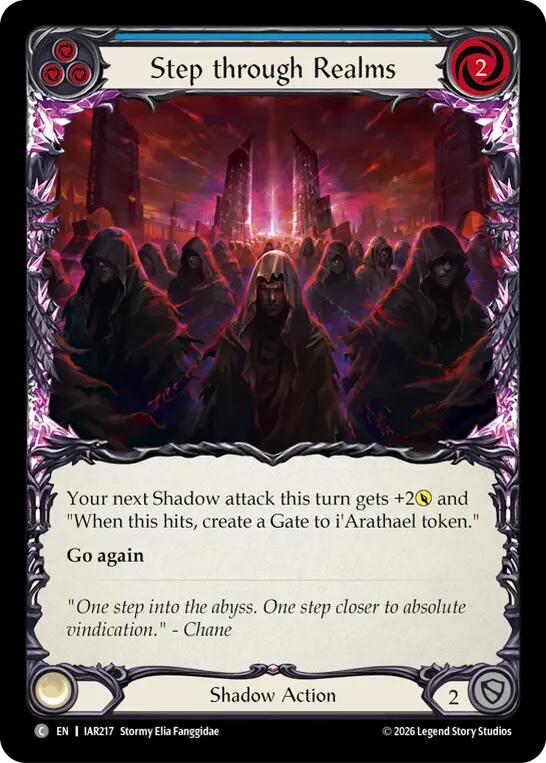 Step through Realms (Blue) IAR217/287 — Usurp the Shadow Throne