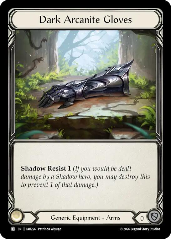Dark Arcanite Gloves IAR226/287 — Usurp the Shadow Throne