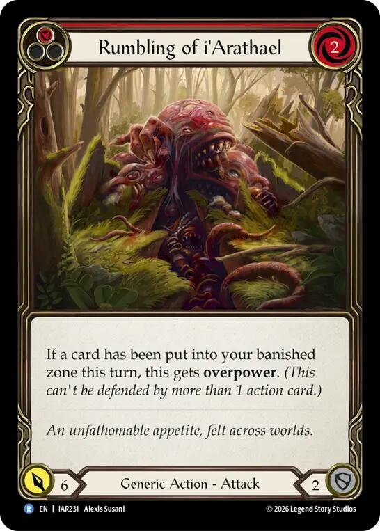 Rumbling of i'Arathael IAR231/287 — Usurp the Shadow Throne