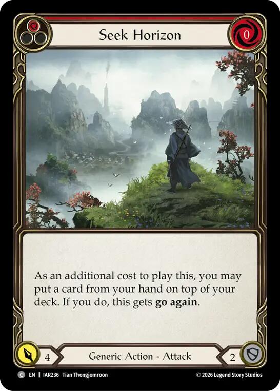 Seek Horizon (Red) IAR236/287 — Usurp the Shadow Throne